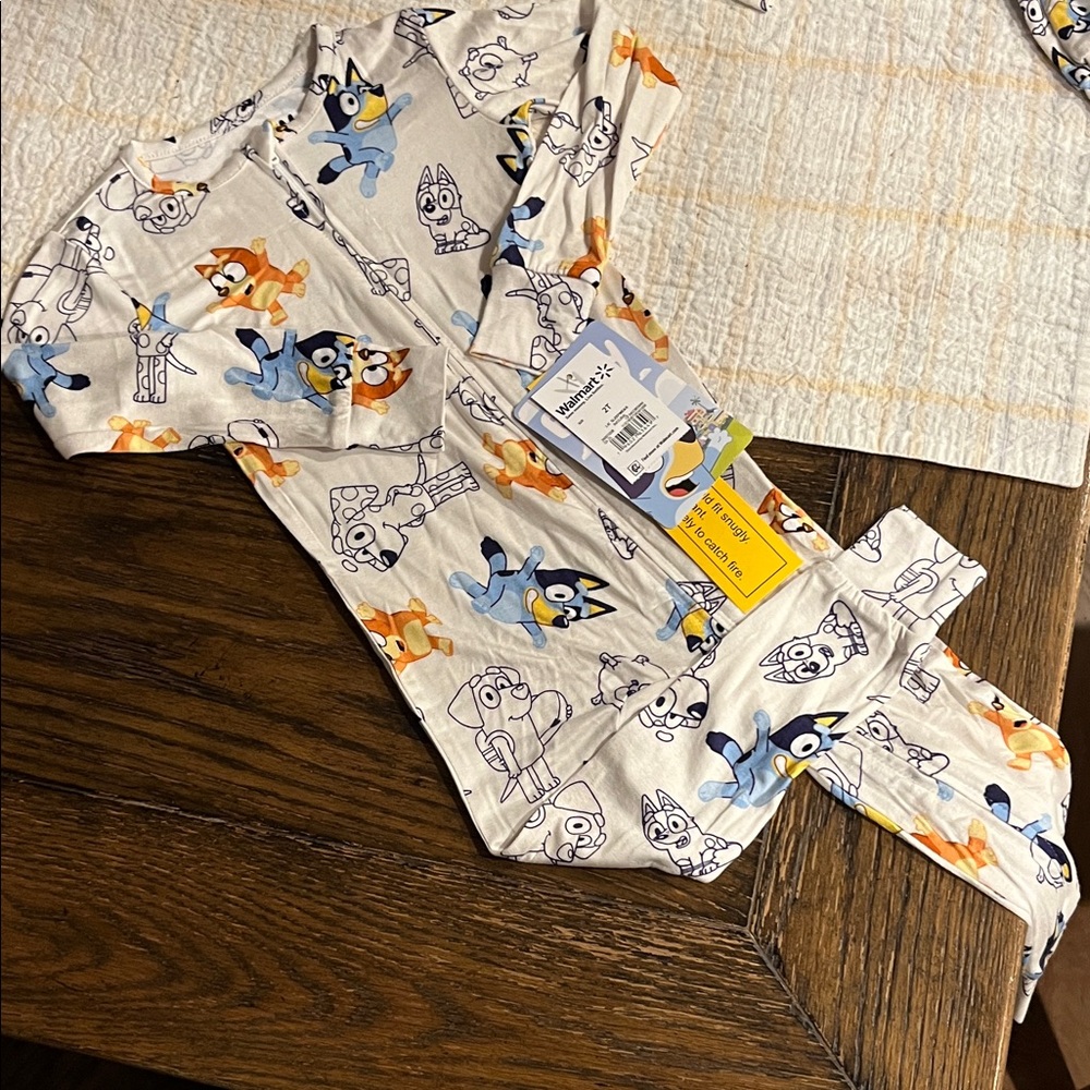 Bluey Kids Pajama Set - Fun Cartoon Print